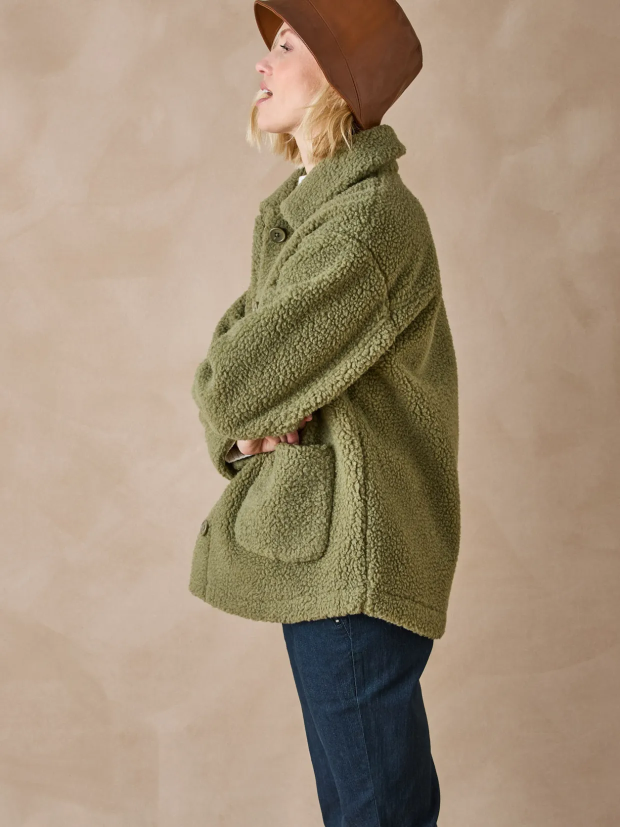 Femme Daxon Veste chaude en maille moutonnée