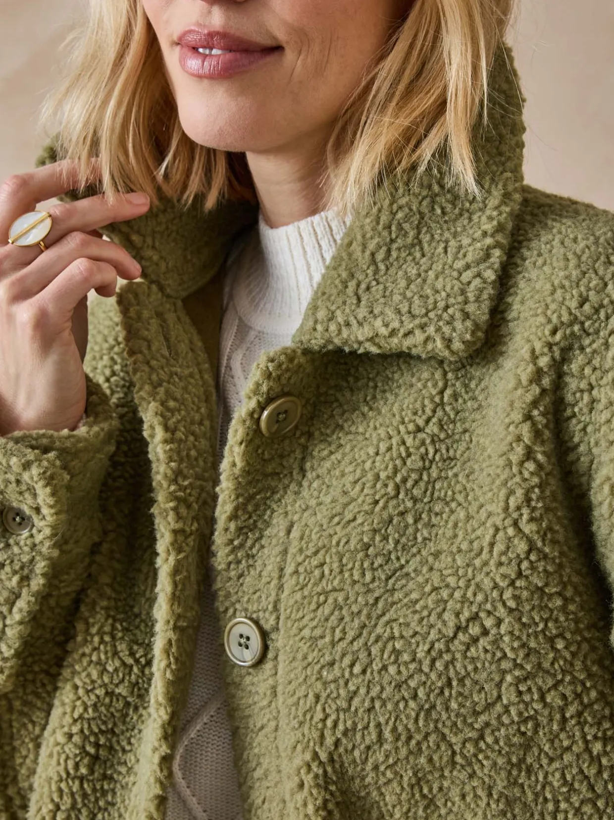 Femme Daxon Veste chaude en maille moutonnée