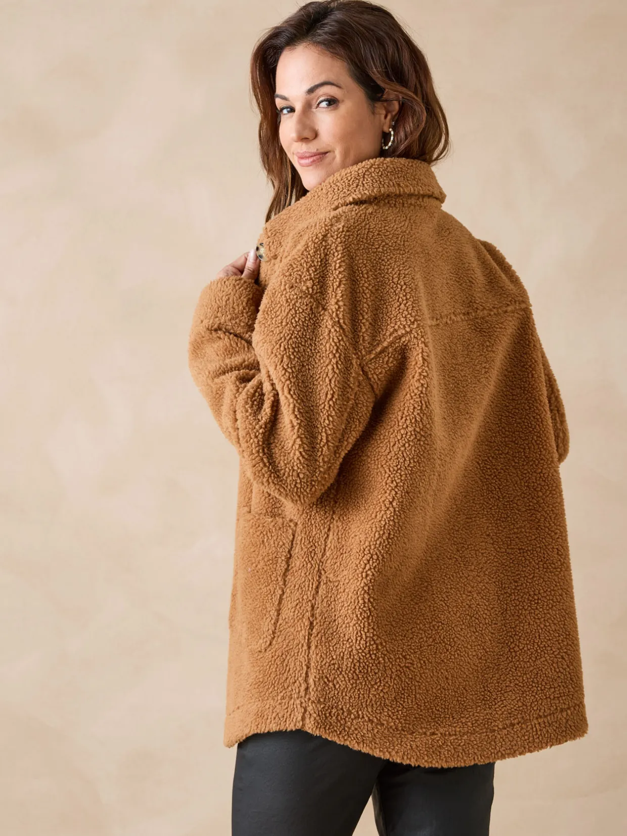 Femme Daxon Veste chaude en maille moutonnée