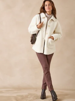 Femme Daxon Veste chaude en maille moutonnée