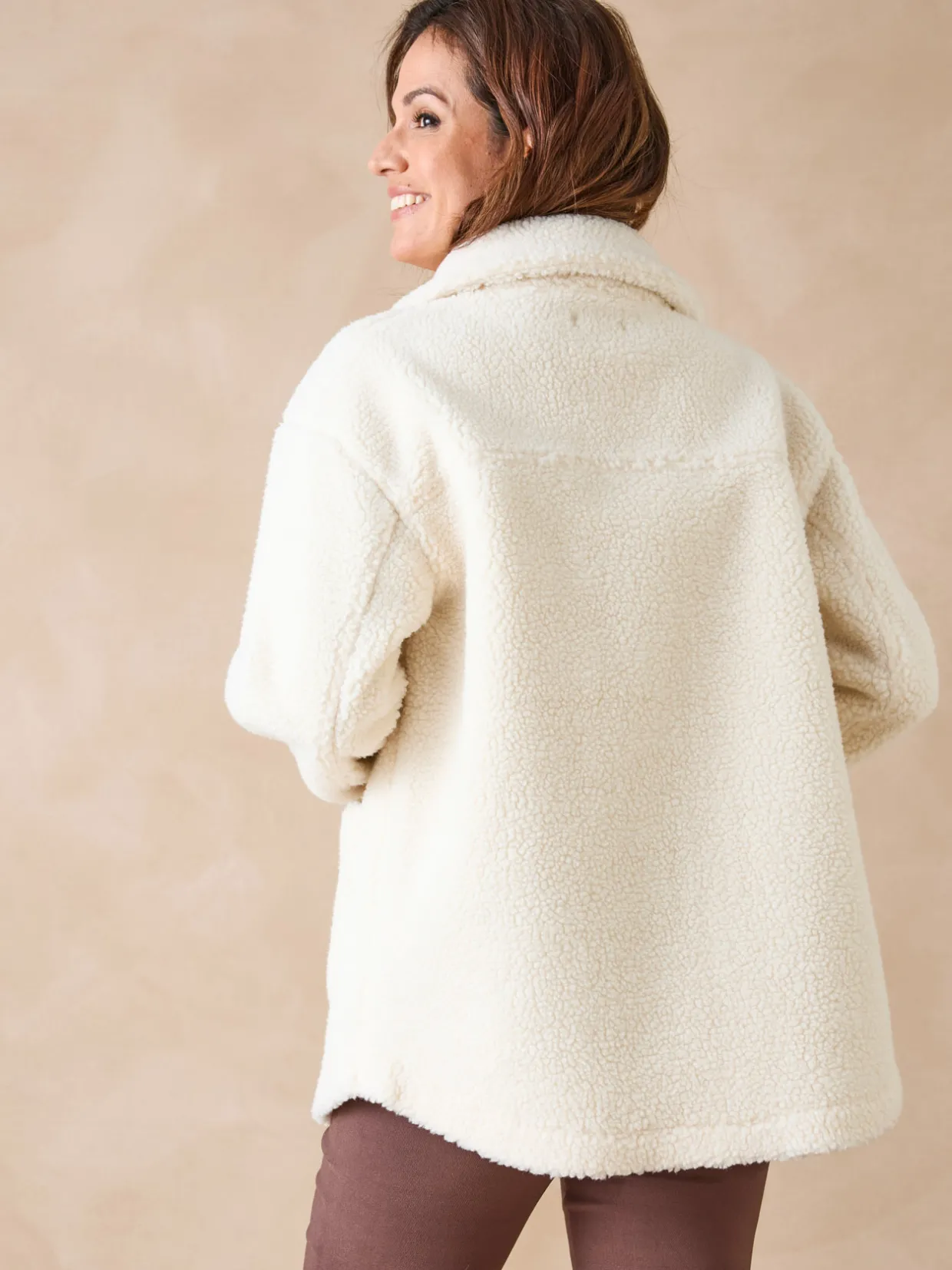 Femme Daxon Veste chaude en maille moutonnée