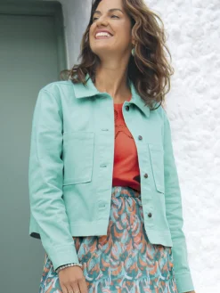 Femme Daxon Veste courte, forme boîte