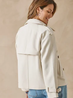 Femme Daxon Veste courte style trench