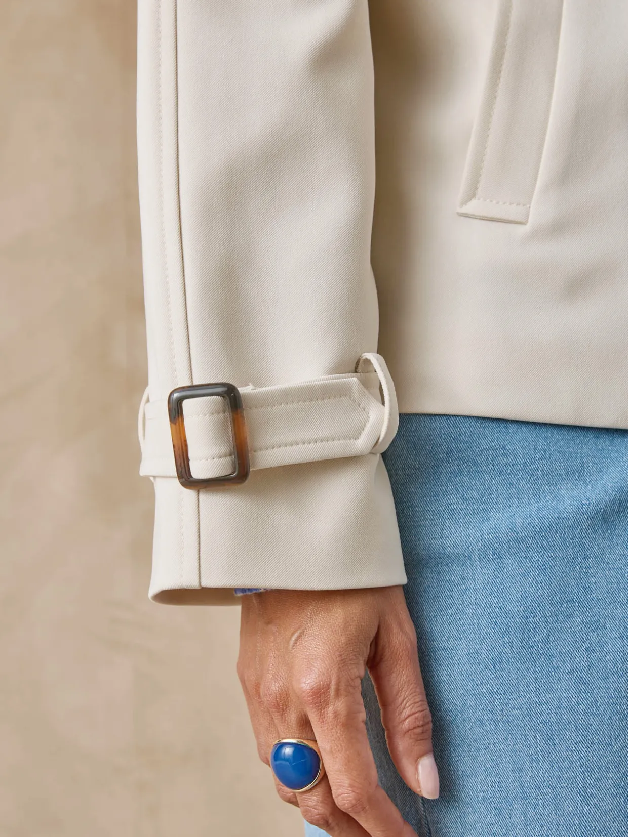 Femme Daxon Veste courte style trench