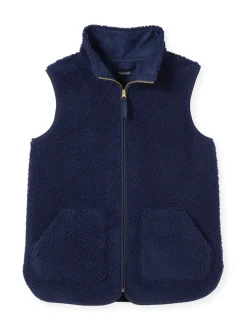 Femme Daxon Veste sans manches sherpa moumoute