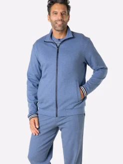 Homme Athéna Veste zippée interlock
