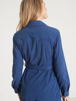 Femme Daxon Veste-saharienne en velours côtelé