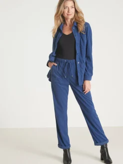 Femme Daxon Veste-saharienne en velours côtelé