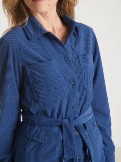 Femme Daxon Veste-saharienne en velours côtelé